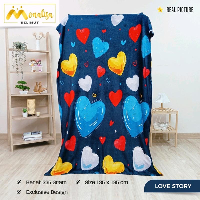 [COD] 100 RIBU ISI 5 PCS SELIMUT DEWASA UKURAN 135 X 185 CM 7