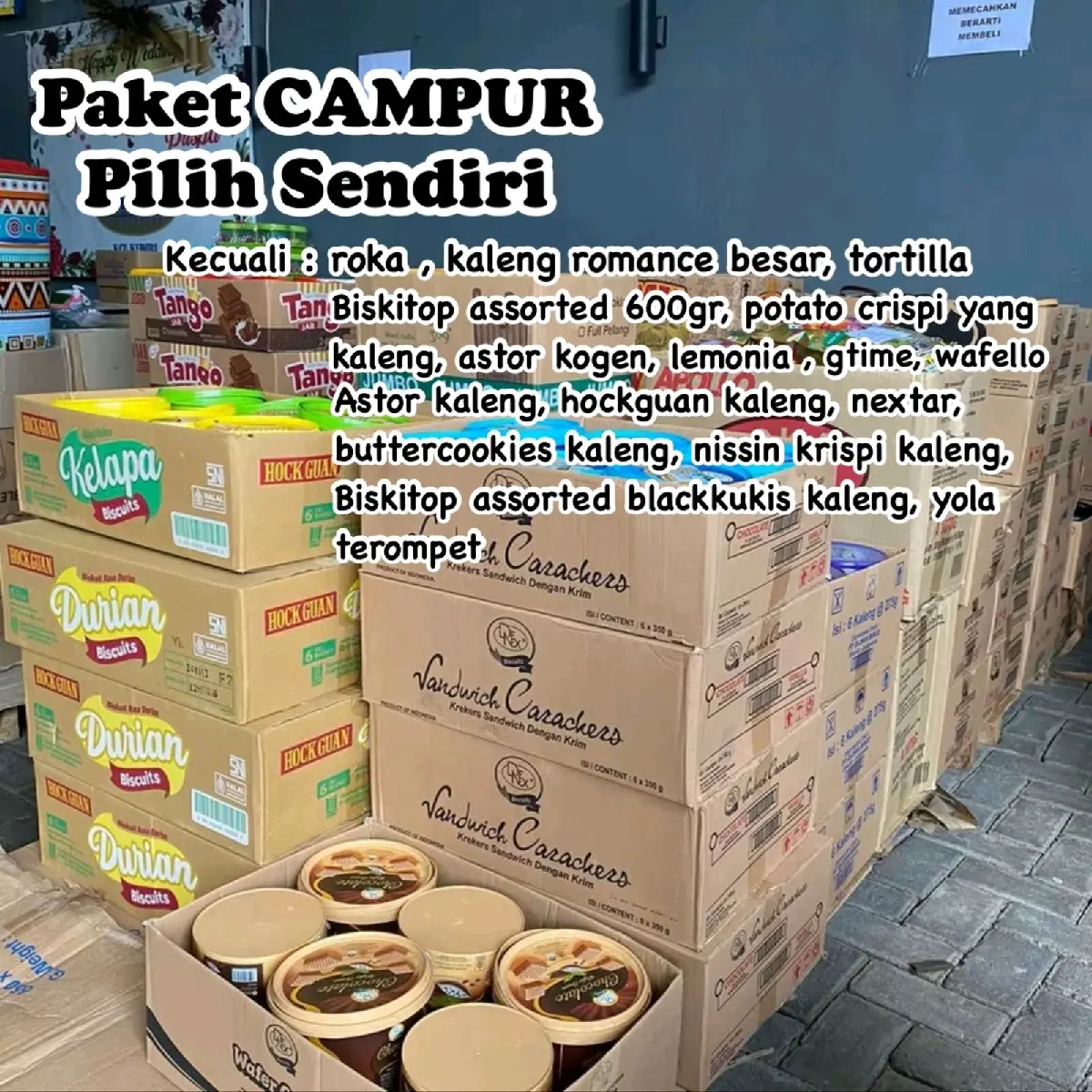 PAKET CAMPUR Snack Lebaran Berbagai Macam Snack - Harga Terjangkau - Makanan, Food, Manis, Gift Jajanan