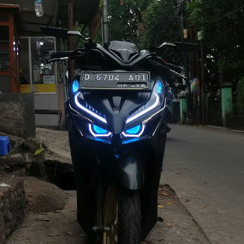 PESANAN KHUSUS Biled aes turbo se vario 125/150 led new Reflektor 4