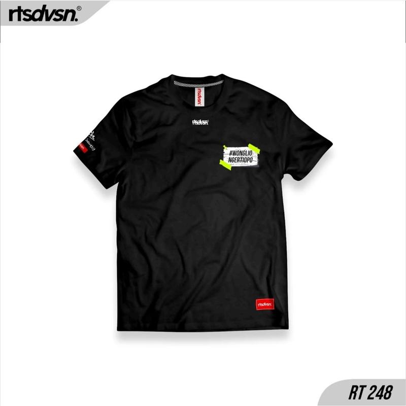 RTSDVSN t-shirt 248 | lengan pendek motif wong lio ngerti opo 2