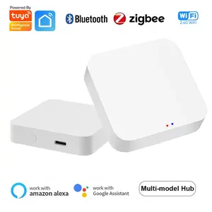 Tuya Smart LifeAPP Multi-mode Gateway ZigBee Bluetooth Wireless Hub Remote Controller Bridge Voice Control Via Alexa Google Home