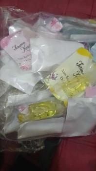 Product Review of TERBARU 50 pcs dan 100 pcs souvenir pernikahan parfum kemasan plastik alas motif , minyak wangi 3ml from l**5 0