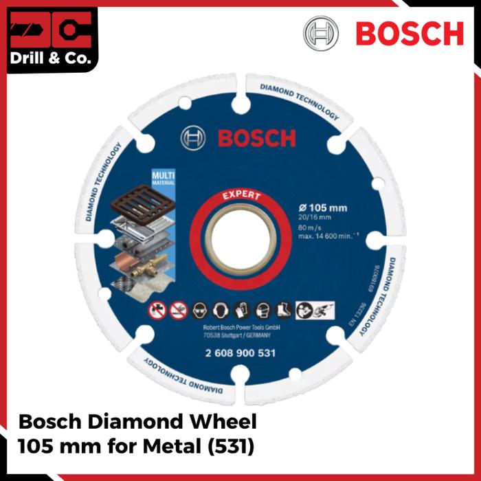 Gambar Bosch Diamond Wheel Metal / Mata Gerinda Potong Metal 4" (531) dari Drill&Co Kota Administrasi Jakarta Barat Tokopedia