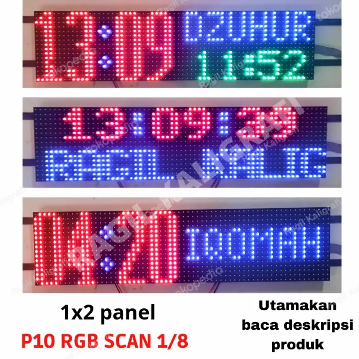K✓I1 KONTROLER JWS P10 RGB - KONTROLLER JAM SHOLAT DIGITAL P10 RGB N♥SK 4