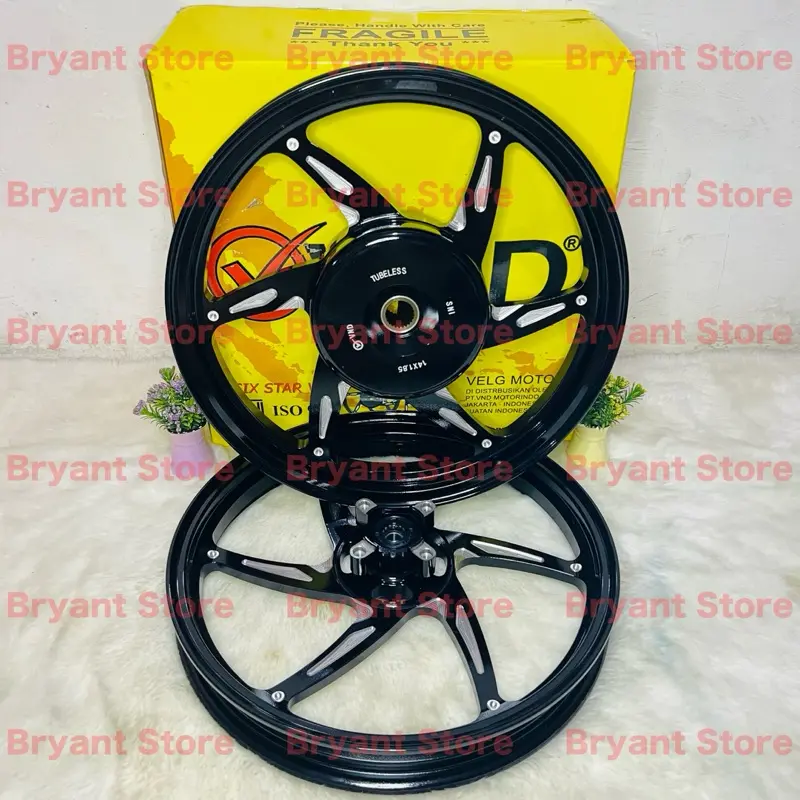 VELG VND RACING ORIGINAL SIX STAR V2 PALANG 6 160x14 & 185x14 BEAT ...