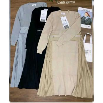 Product Review of KODE HARUKA MIX GAMIS DRESS SETCEL ATASAN MIDI SETROK SETCEL PAKAIAN MUSLIM DEWASA 1 MEI mlm from z**2 0