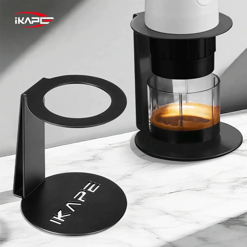 IKAPE Portable coffee maker stand holder / espresso machine bracket / dudukan kopi