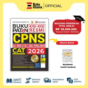BUKU PATEN LOLOS TES CPNS 2026 (ALL NEW & FULL SOAL PENALARAN) Soft Cover