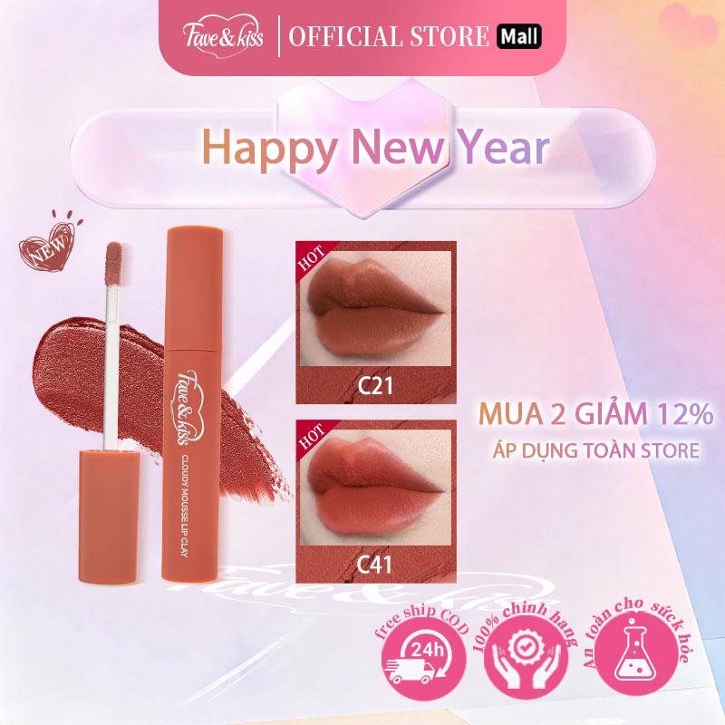  Son Môi HOA NHẸ NHÀNG Làm Đẹp Môi Tự Nhiên Son Môi Lì Hình Xăm Ma Thuật Không Thấm Nước Lâu Trôi 