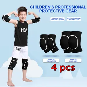 【Kembali ke Musim Sekolah】Pelindung lutut olahraga anak-anak, pelindung lutut spons tebal perlengkapan pelindung kebugaran