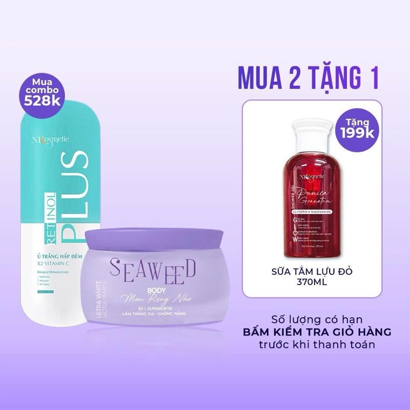 Combo 3   1 ủ trắng 1 kem body  1 sữa tắm   Dưỡng Da Body 