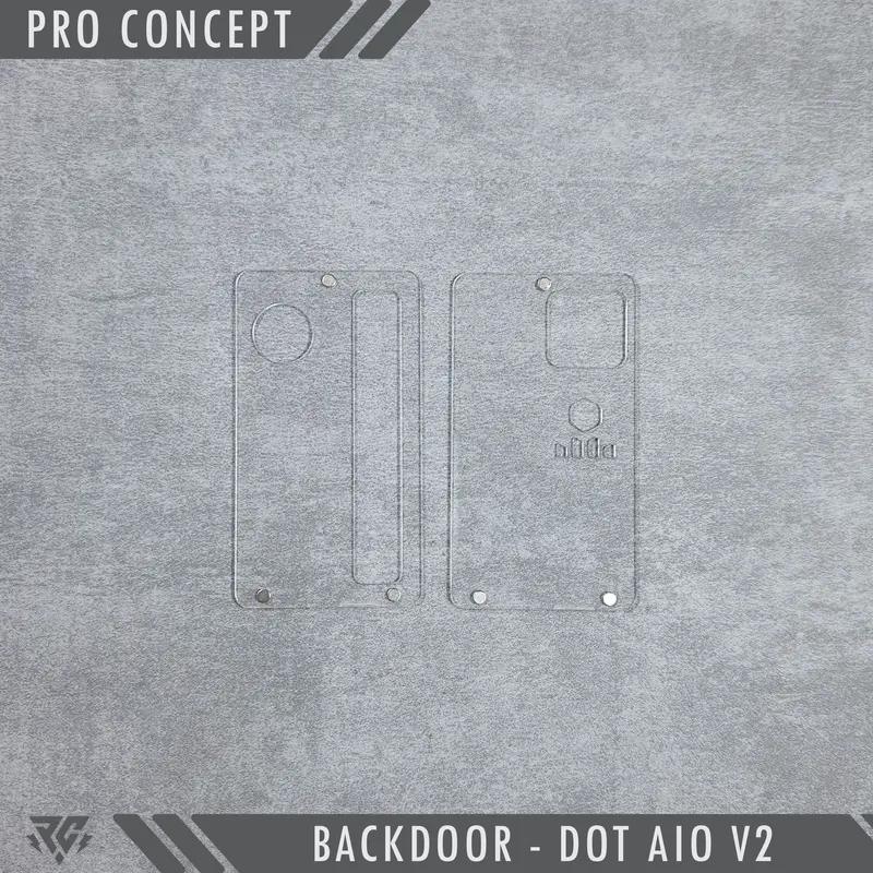 PRO CONCEPT BACKCOVER/DOOR AKRILIK MAGNET CLEAR - ( D~A ) 3