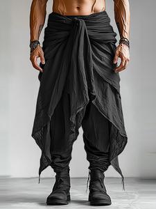 Pantalones plisados de hombre INCERUN, color sólido con textura, moda casual, perfectos para todas las estaciones y streetwear, pantalones largos cómodos y estilosos