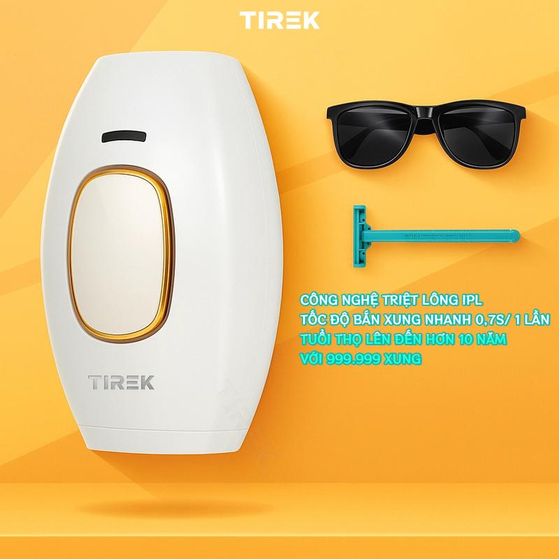 Máy Triệt Lông TIREK H9 - IPL - Tặng Ngay Gel Lạnh Hỗ Trợ Triệt Lông & Dao Tỉa…