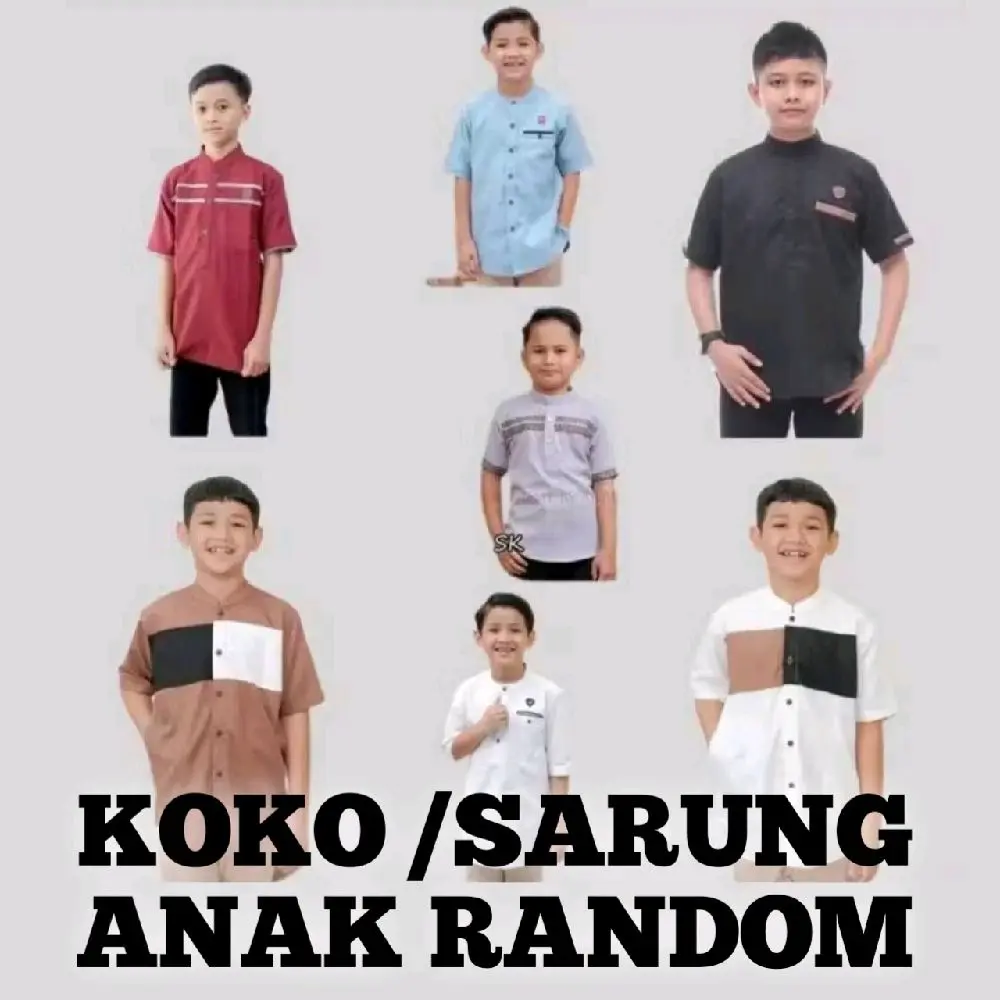 Random koko/sarung anak