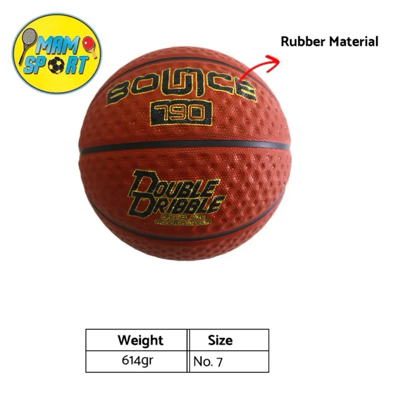 Bola Basket Basket Ball BOUNCE RUBBER 790 Size 7 Original