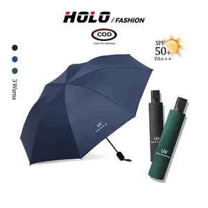 HOLO Payung Lipat UV Berat Ringan Mudah Dibawa Ada 4 Warna Untuk Dipilih