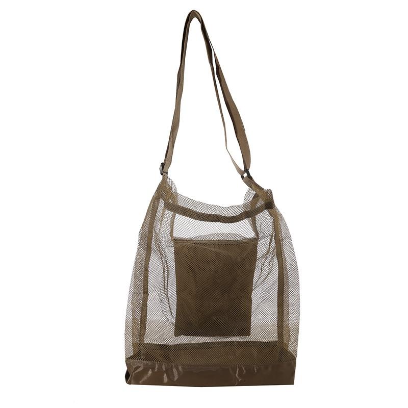 Product Introduction of 1PC Outdoor Orchard Picking Mushroom Bag Fruit Picking Bag Foldable Large Capacity Mesh Bag Field Satchel 18