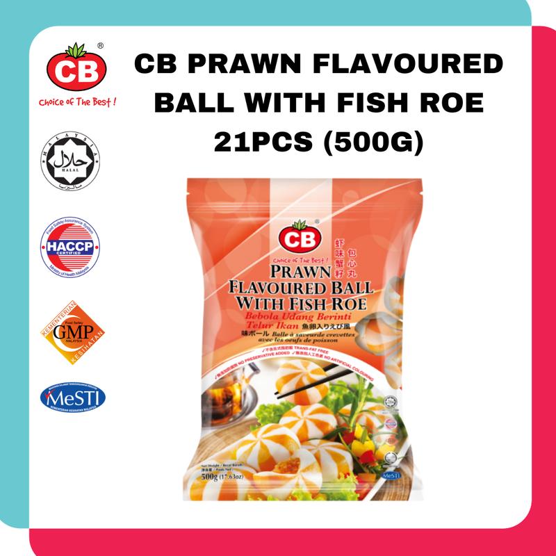 CB PRAWN FLAVOURED BALL WITH FISH ROE 21PCS (500G) - TikTok Shop Malaysia