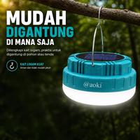 Gambar AOKI Lampu LED Solar Gantung 4400mAh Lampu Darurat Camping Outdoor USB IPX4 - 4400mAh dari Aoki Official Kota Administrasi Jakarta Timur 4 Tokopedia