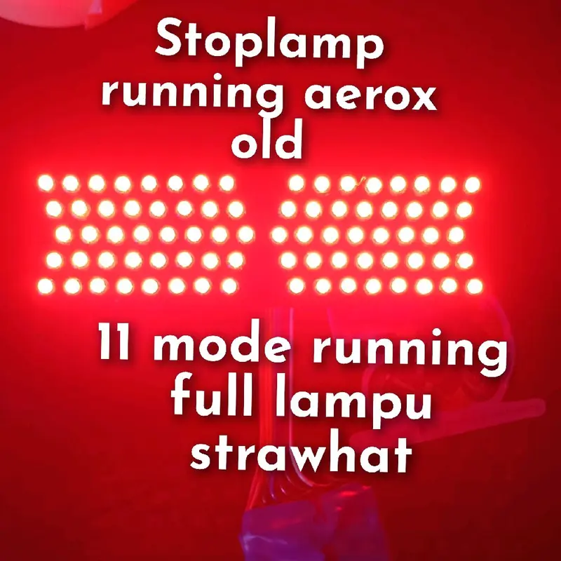 STOPLAMP RUNNING AEROX OLD 11 mode running full lampu strawhat bergaransi 1