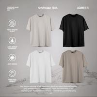 Gambar KREMLIN Oversized T-shirt AOMI Series Coolbreeze - AISU - M, White dari Kremlin Clothing Kota Bandung 2 Tokopedia