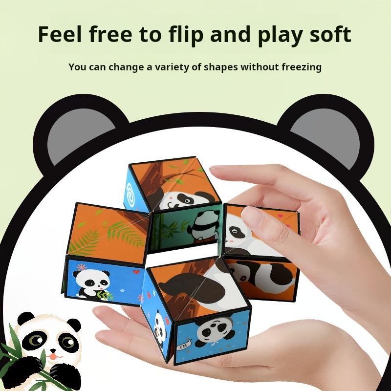 Panda Cube, Geometric Transformation Blocks, Mind Training Toys ...