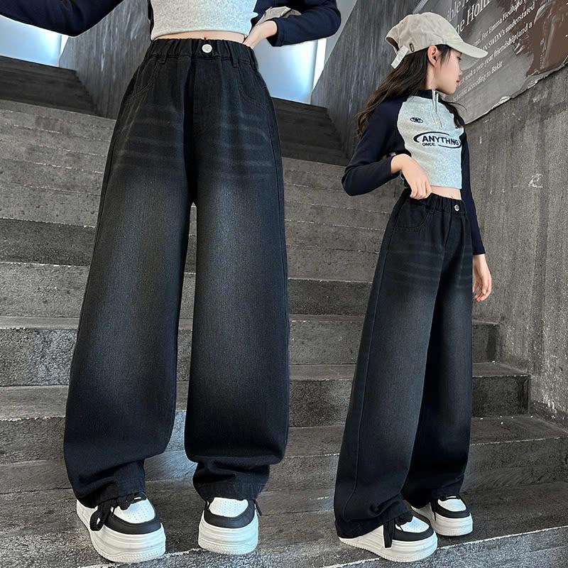  Quần bò ống xuông cho bé gái size 20-48kg quần jeans bé gái thiết kế đáng yêu chất liệu vải bò mềm mại xuất xứ hàng nội địa việt nam 