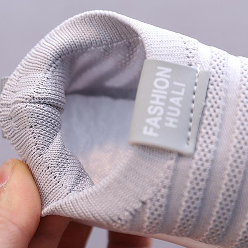 Product Introduction of Spring Summer Baby Socks Shoes Breathable Soft Infant Toddler Knitting Shoes Anti-Slip Kids Boys Girls Flats 37