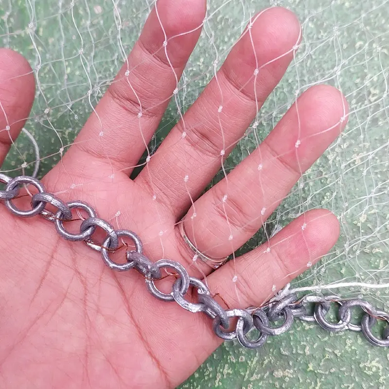 jala lempar 3 meter bahan senar, jala ikan,  jala udang,  jala sungai lubang 3/4 in / jari kelingking 7