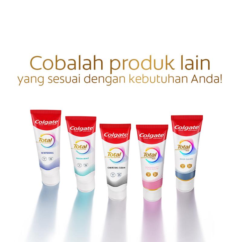 Colgate Pasta Gigi Total Whitening 150gr - Isi 2 7