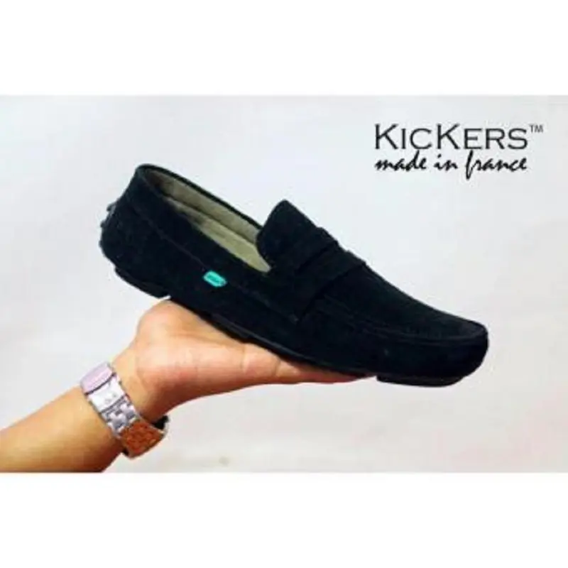 Sepatu Slop Pria Kickers Javlin Casual Formal Kerja Kuliah Santai Slip On 6