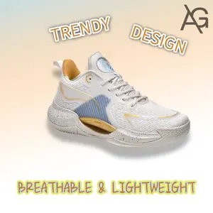 SEPATU BASKET PRIA AG LIGHTWEIGHT RINGAN BREATHABLE SNEAKERS BASKETBALL TRENDY SIZE 38-45 MULTICOLOR