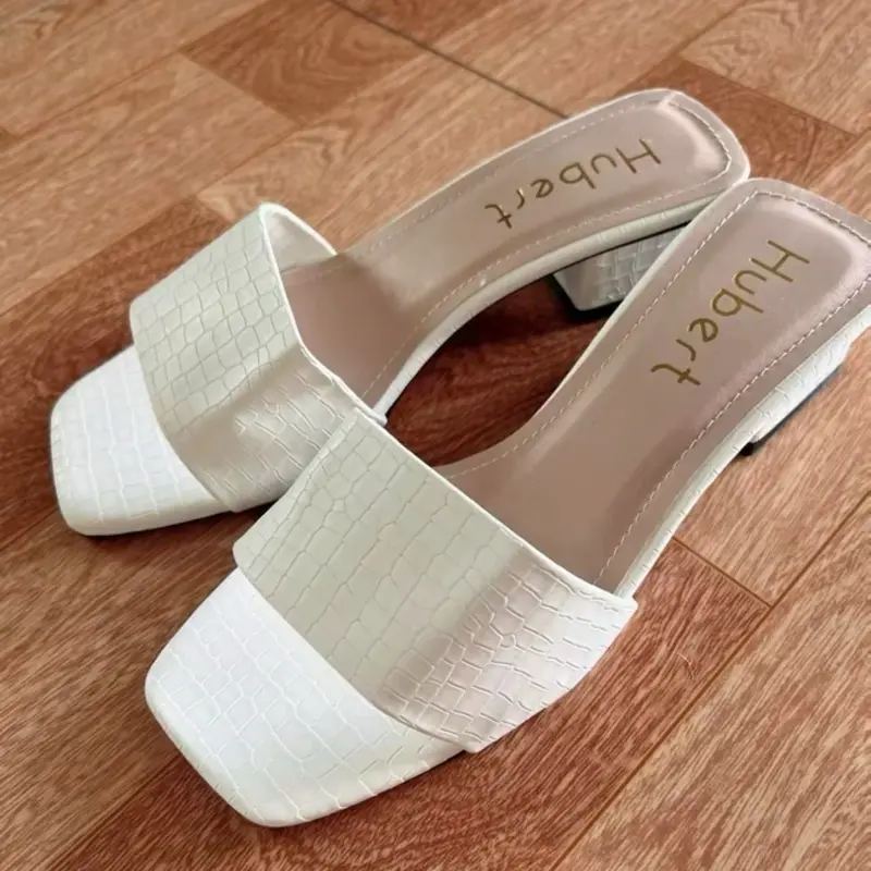 Guốc lê 3P Đủ Màu / Gót Trụ Thời Trang Công Sở
