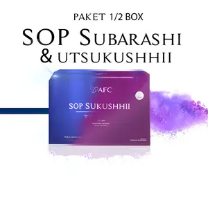 [BISA COD] AFC Subarashii dan Utsukushhii Asli [1/2 box 14 sachet]