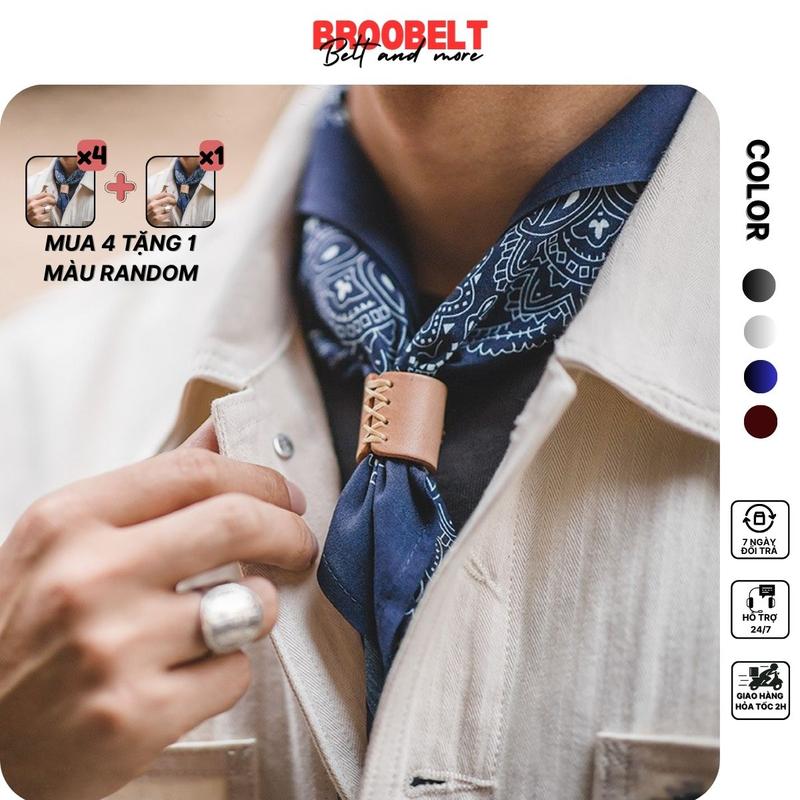 Khăn choàng turban unisex Broobelt nhiều màu phong cách hiphop quàng cổ chất liệu cotton cho nam nữ