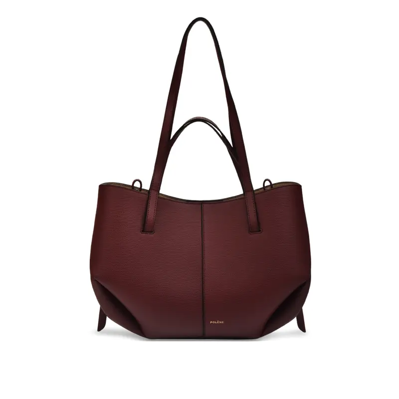 POLENE Cyme mini textured leather 0