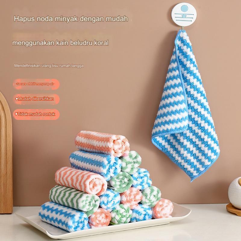 Product Introduction of Kain Lap Dapur Meja Piring Anti Minyak / Lap Dapur Serap Air 8