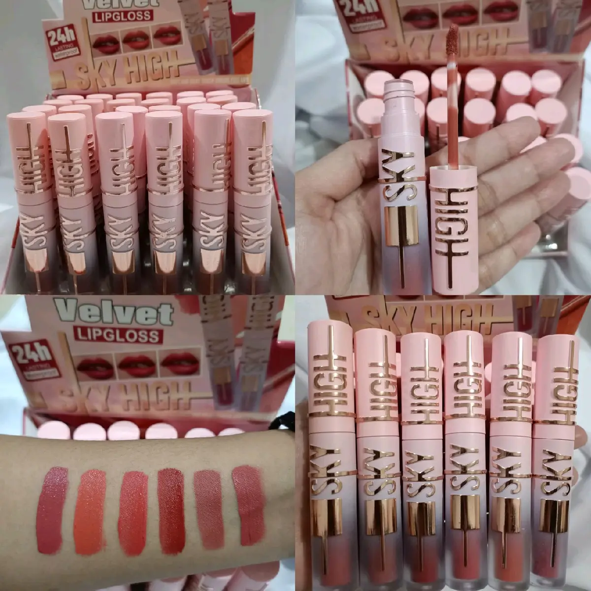 [PERBOX ISI 24PCS] HOLD MORNING LIPCREAM VELVET SKY HIGH 5653