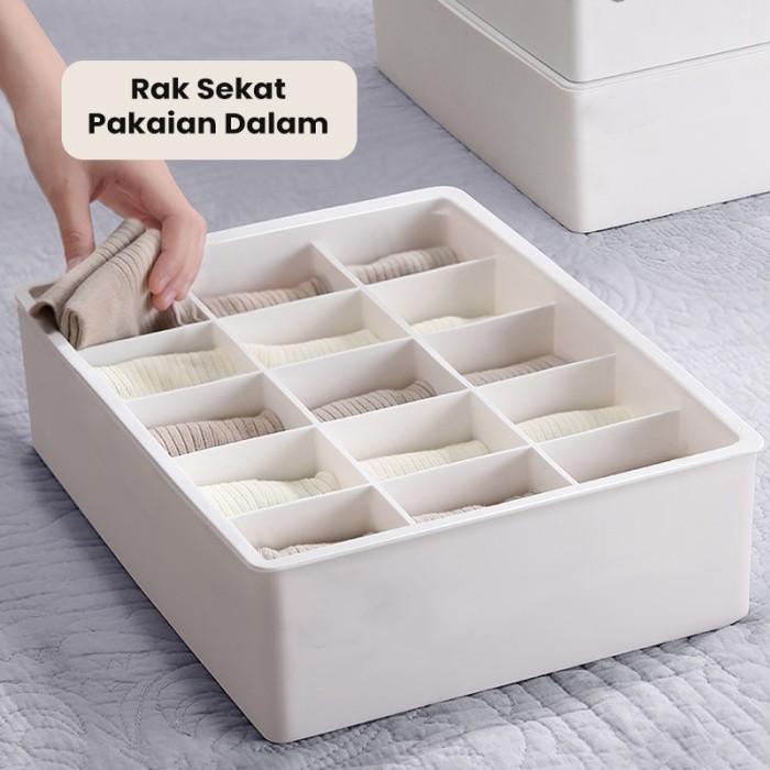 Dejavu Kotak Penyimpanan Pakaian Dalam Laci Pembatas StorageBox HSB181 4