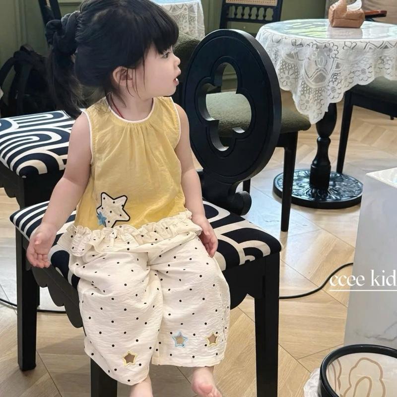 [6-25kg] [deal dộc quyền] sét áo sát nác họa tiết SAO chấm bi + quần suông xinh xắn cho bé