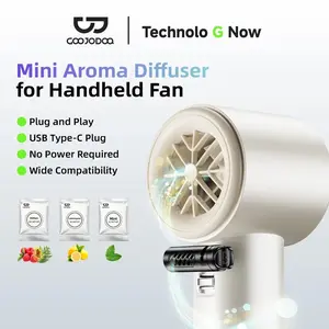 GOOJODOQ Kipas Aromatherapy Stick Berlaku untuk Kipas Tangan dengan Antarmuka Type-C