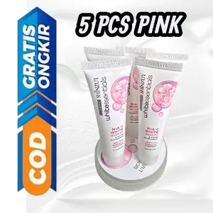 5 PCS ORI | SHINZUI FACIAL WASH WHITEssentials Double Brightening Nia C White serum & Snow Mushroom 20ml