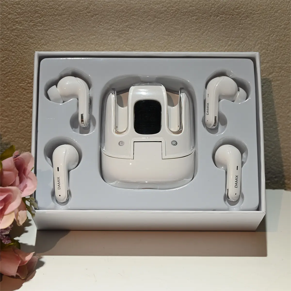 Tai Nghe Cặp Đôi, DX16 Mới, Phiên Bản Bốn Tai, Trong Tai, Giảm Tiếng Ồn Chủ Động, Không Dây Chân Thực, Độ Nét Cao, Tai Nghe Bluetooth Âm Thanh Nổi Phiên Bản 5.5, Thích Hợp Để Gọi Nhét Tai Nghe Nhạc Earphone