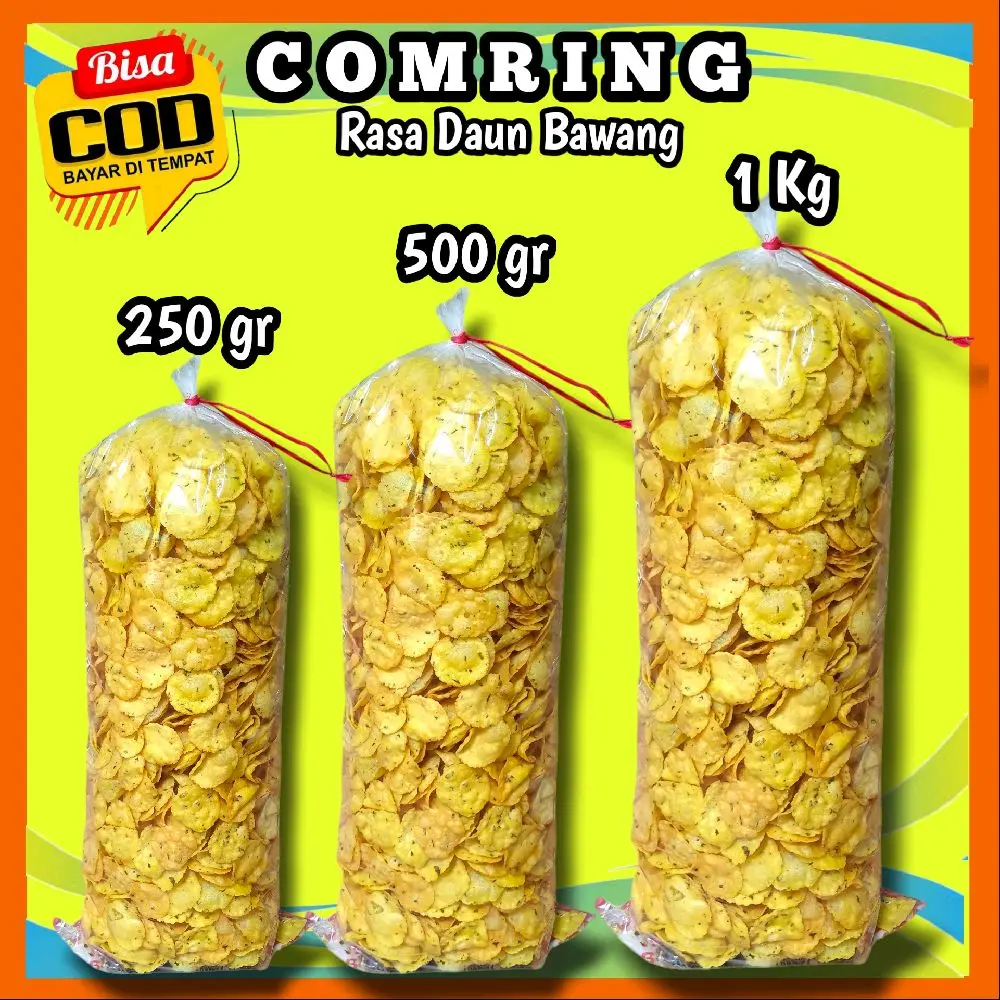 Comring khas Ciamis / Comring Rasa Daun Bawang 1 kg Best seller Gurih Termurah