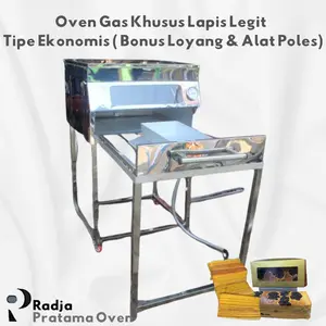 Oven Lapis Legit Gas Tipe Ekonomis Kualitas SUPER Bonus Loyang dan Alat Poles