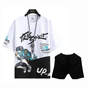 Baju Kaos Setelan dan Atasan Times Spirit Lengan Pendek