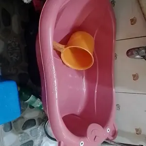 Bak Mandi Bayi Karakter Kuping Tempat Mandi Bayi RPM Baby Bathtub Biru Pink