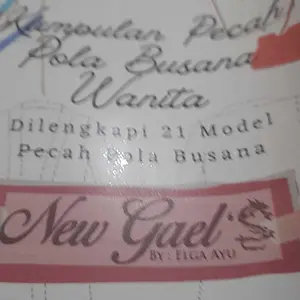 Buku Kumpulan Pecah Pola Busana Wanita (Dilengkapi 21 Model Pecah Pola Busana)