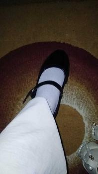 Product Review of Sepatu loafers wanita sepatu Loly MJ Hitam Putih Shoes Sandal Sendal fantofel  korea from ن**ن 0